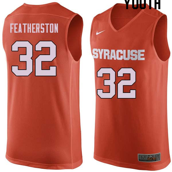 Youth #32 Ray Featherston Syracuse Orange College Basketball Jerseys Sale-Orange